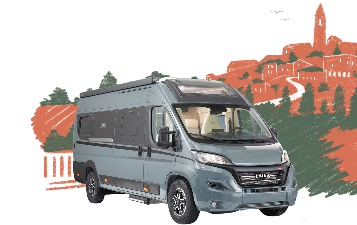 Laika Ecovip, Camper Van: vielseitig und wendig